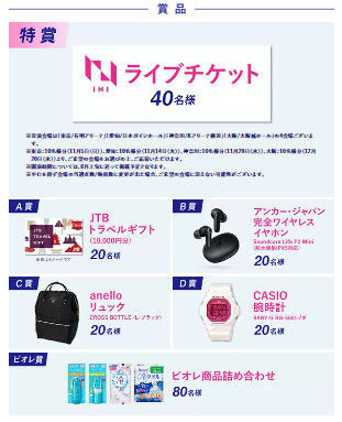 INI×ビオレ第三弾!キャンペーン♪対象商品購入でブロマイドカードプレゼントやレシート応募 - コラボ