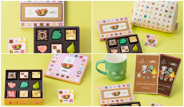「ゴディバ×あつ森2024年」マグカップやポーチなどチョコレートセットが可愛い♥バレンタインギフトに