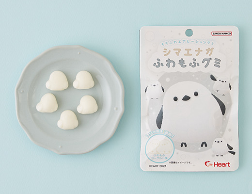 「シマエナガふわもふグミ」コンビニ・ローソン店舗限定♥味はヨーグルト、形は2種類