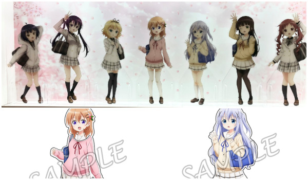 ごちうさ等身大アクリルスタンド」10周年記念受注！実物は 