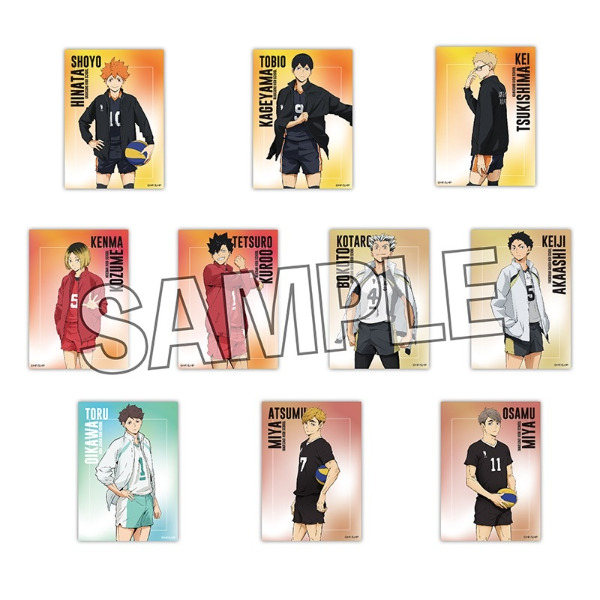 「ハイキュートレーディングホロステッカー」横断幕、ユニフォームどこで売ってる予約販売店