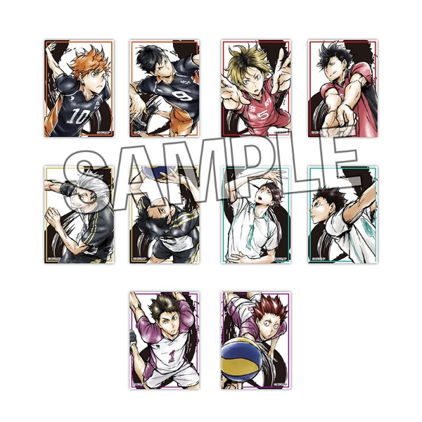 「ハイキュートレーディングホロステッカー」横断幕、ユニフォームどこで売ってる予約販売店