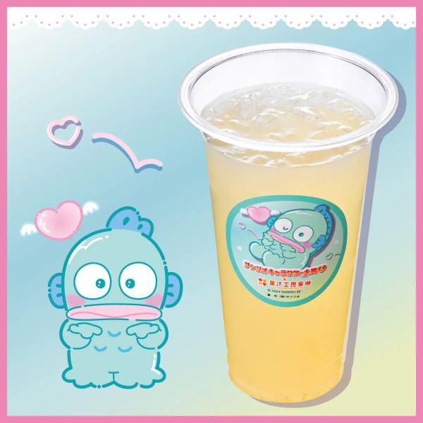 サンリオコラボジュースでキャラクター大賞に投票果汁工房果琳特典コースター