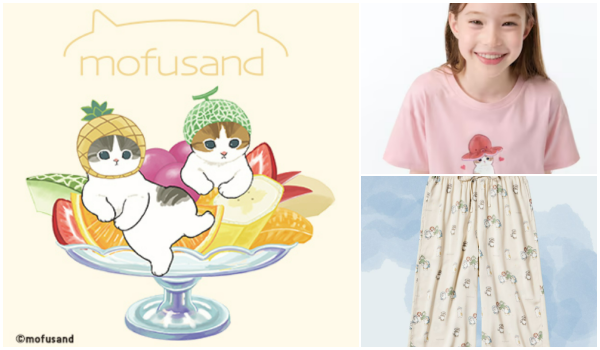 ユニクロ×モフサンド（mofusand）コラボ2024年6月新作！キッズUTにレディースリラコ登場