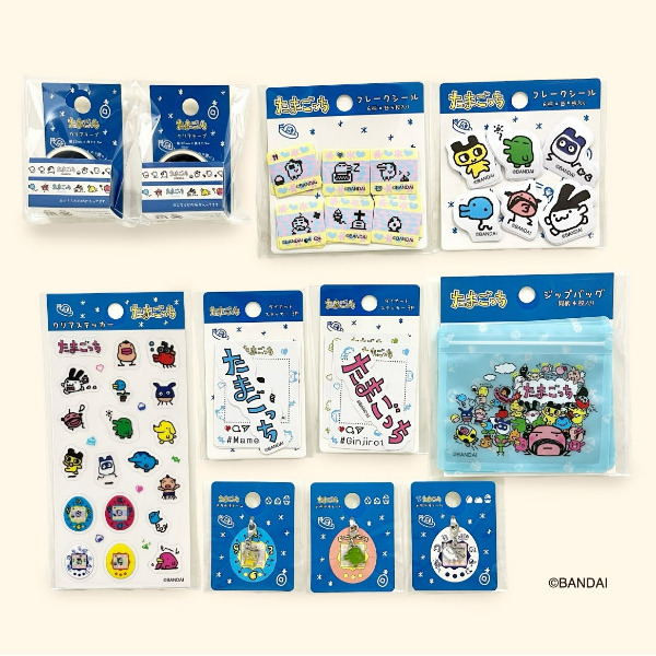 100均キャンドゥ「たまごっち」グッズ販売店舗！おやじっち、まめっち等キャラシールやメタルチャーム