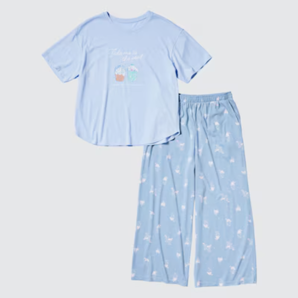 ユニクロ「ちいかわ×サンリオキャラクターズ」コラボ！大人女性のパジャマに♪ラウンジセット2024年6月下旬発売