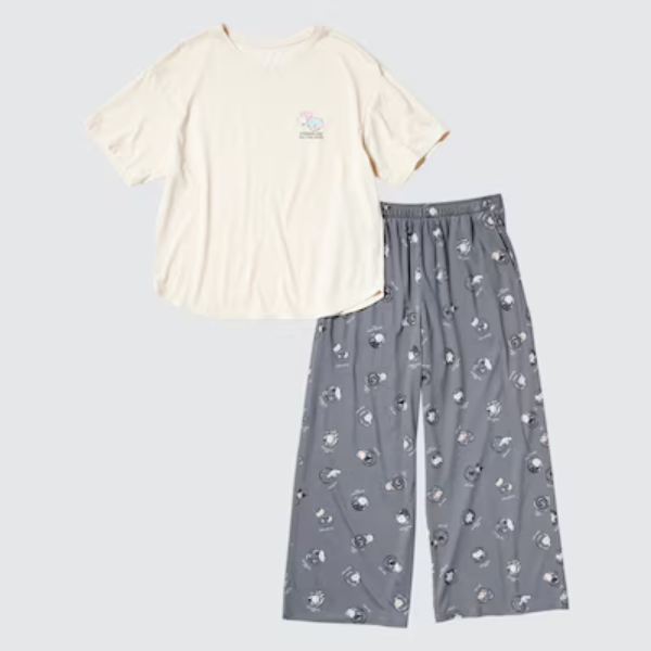 ユニクロ「ちいかわ×サンリオキャラクターズ」コラボ！大人女性のパジャマに♪ラウンジセット2024年6月下旬発売